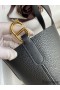 Hermes In The Loop 18 Handmade Bag in Black Clemence Leather