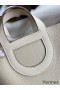 Hermes In The Loop 18 Handmade Bag in Craie Clemence Leather