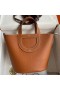 Hermes In The Loop 18 Handmade Bag in Gold Clemence Leather