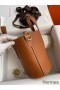 Hermes In The Loop 18 Handmade Bag in Gold Clemence Leather