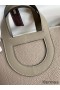 Hermes In The Loop 18 Handmade Bag in Gris Asphalt Clemence Leather