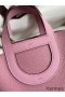 Hermes In The Loop 18 Handmade Bag in Mauve Sylvestre Clemence Leather