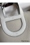 Hermes In The Loop 18 Handmade Bag in Pearl Grey Clemence Leather