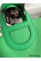 Hermes In The Loop 18 Handmade Bag in Vert Comics Clemence Leather