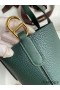 Hermes In The Loop 18 Handmade Bag in Vert Cypres Clemence Leather