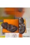 Hermes Inboard Sandals in Burgundy Leather and Ribbon