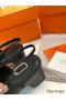 Hermes Infinie 50 Slingback Pumps in Black Leather