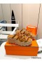 Hermes Isabella 30 Sandals in Brown Calfskin