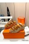 Hermes Isabella 30 Sandals in Brown Calfskin