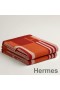 Hermes Ithaque Blanket in Cuivre Wool and Cashmere