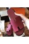 Hermes Izmir Sandals In Fuchsia Epsom Leather