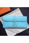 Hermes Jige Elan 29 Clutch Bag In Blue Atoll Epsom Calfskin