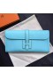 Hermes Jige Elan 29 Clutch Bag In Blue Atoll Epsom Calfskin