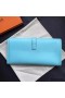 Hermes Jige Elan 29 Clutch Bag In Blue Atoll Epsom Calfskin