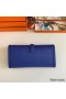 Hermes Jige Elan 29 Clutch Bag In Blue Electric Epsom Leather