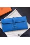 Hermes Jige Elan 29 Clutch Bag In Blue Epsom Calfskin