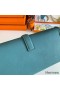 Hermes Jige Elan 29 Clutch Bag In Blue Jean Epsom Leather