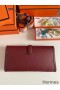 Hermes Jige Elan 29 Clutch Bag In Bordeaux Swift Calfskin