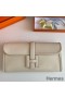 Hermes Jige Elan 29 Clutch Bag In Craie Epsom Leather