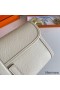 Hermes Jige Elan 29 Clutch Bag In Craie Epsom Leather