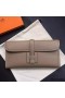 Hermes Jige Elan 29 Clutch Bag In Etoupe Epsom Calfskin