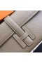 Hermes Jige Elan 29 Clutch Bag In Etoupe Epsom Calfskin