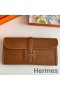 Hermes Jige Elan 29 Clutch Bag In Gold Epsom Leather