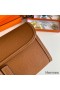 Hermes Jige Elan 29 Clutch Bag In Gold Epsom Leather