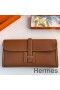 Hermes Jige Elan 29 Clutch Bag In Gold Swift Calfskin