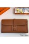 Hermes Jige Elan 29 Clutch Bag In Gold Swift Calfskin