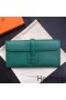 Hermes Jige Elan 29 Clutch Bag In Malachite Epsom Calfskin