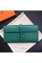 Hermes Jige Elan 29 Clutch Bag In Malachite Epsom Calfskin