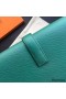Hermes Jige Elan 29 Clutch Bag In Malachite Epsom Calfskin