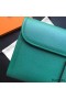Hermes Jige Elan 29 Clutch Bag In Malachite Epsom Calfskin