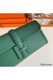 Hermes Jige Elan 29 Clutch Bag In Malachite Epsom Leather