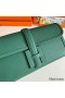 Hermes Jige Elan 29 Clutch Bag In Malachite Epsom Leather