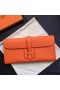 Hermes Jige Elan 29 Clutch Bag In Orange Epsom Calfskin
