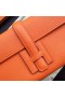 Hermes Jige Elan 29 Clutch Bag In Orange Epsom Calfskin