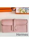 Hermes Jige Elan 29 Clutch Bag In Pink Epsom Leather