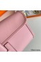 Hermes Jige Elan 29 Clutch Bag In Pink Swift Calfskin
