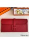 Hermes Jige Elan 29 Clutch Bag In Red Epsom Leather