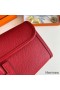 Hermes Jige Elan 29 Clutch Bag In Red Epsom Leather