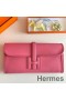 Hermes Jige Elan 29 Clutch Bag In Rose Lipstick Swift Calfskin