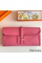 Hermes Jige Elan 29 Clutch Bag In Rose Lipstick Swift Calfskin