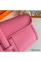 Hermes Jige Elan 29 Clutch Bag In Rose Lipstick Swift Calfskin