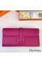 Hermes Jige Elan 29 Clutch Bag In Rose Purple Swift Calfskin