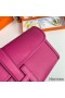 Hermes Jige Elan 29 Clutch Bag In Rose Purple Swift Calfskin