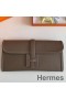 Hermes Jige Elan 29 Clutch Bag In Taupe Epsom Leather