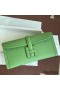 Hermes Jige Elan 29 Clutch Bag In Vert Criquet Epsom Leather