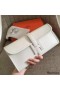 Hermes Jige Elan 29 Clutch Bag In White Epsom Calfskin